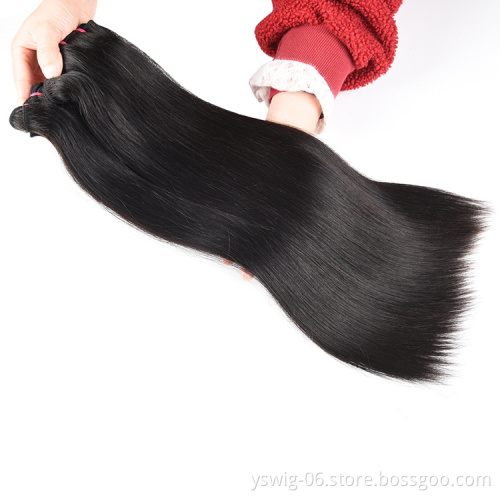 YS New Arrival Cuticle Aligned 100% Raw Virgin Human Hair Bundle, Virgin Malaysian Super Double Drawn Virgin Human Hair
